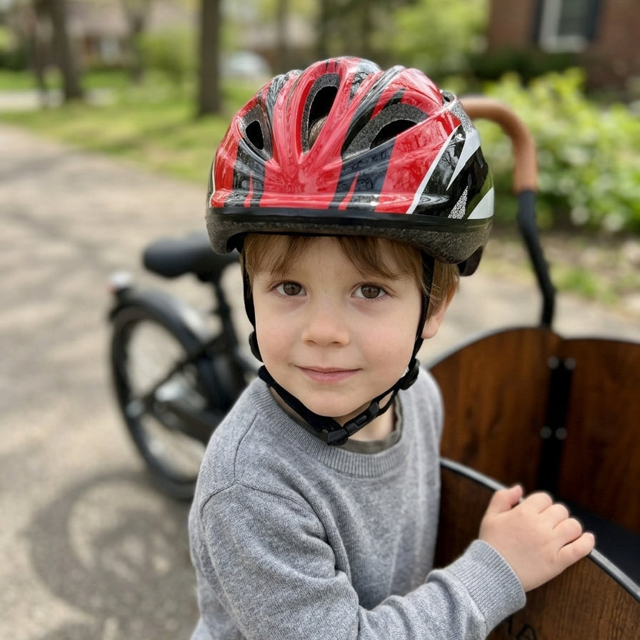 Kask dziecięcy Chanty – Czerwony