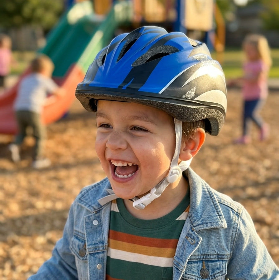 Kask dziecięcy Chanty – Niebieski