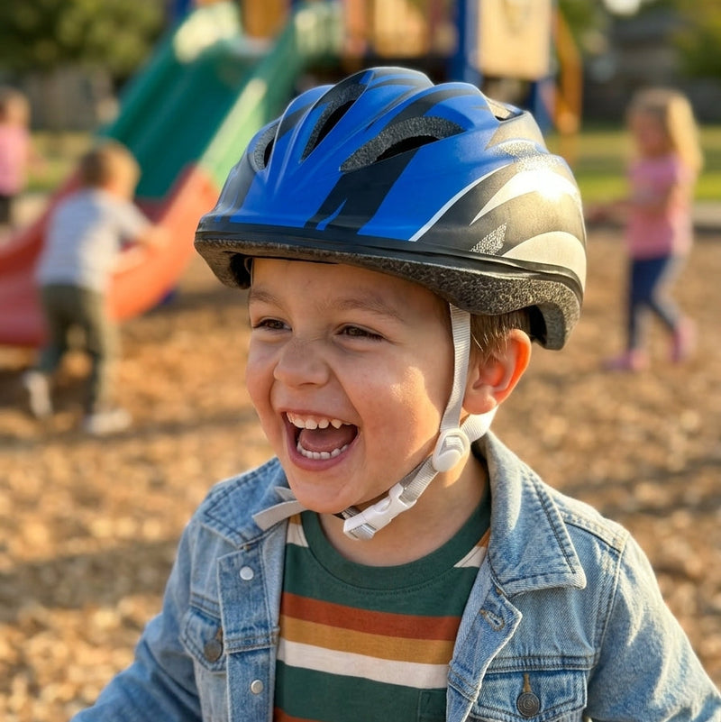 Kask dziecięcy Chanty – Niebieski