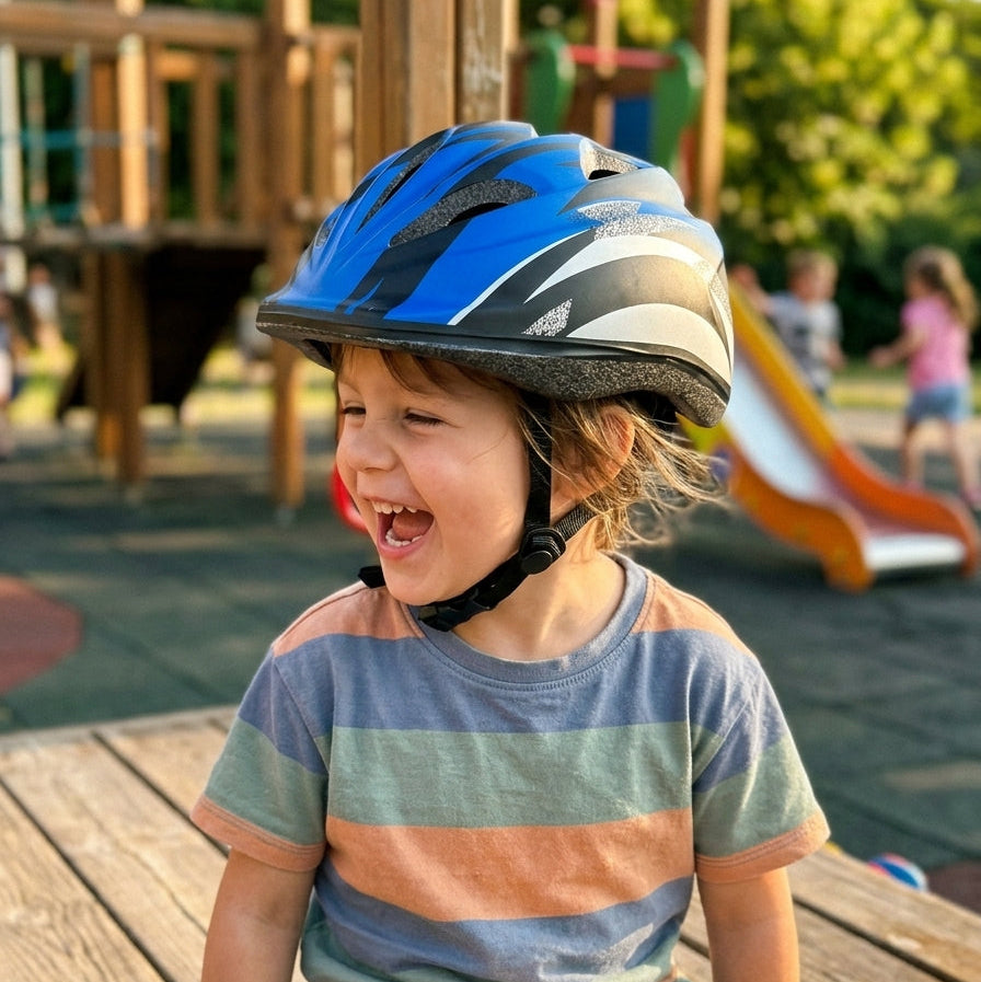 Kask dziecięcy Chanty – Niebieski