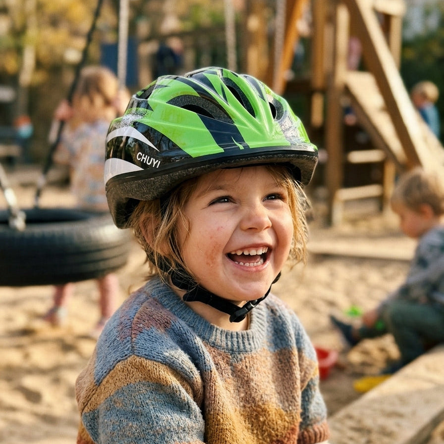 Kask dziecięcy Chanty – Zielony