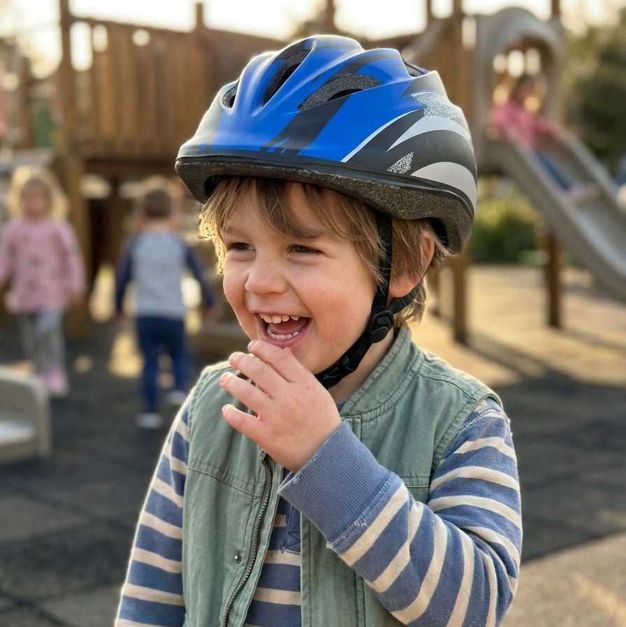 Kask dziecięcy Chanty – Niebieski