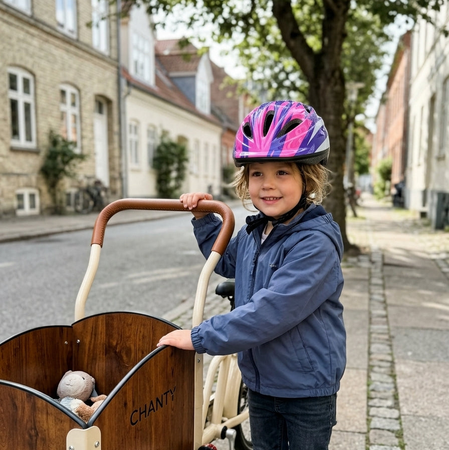Kask dziecięcy CHANTY – Fioletowy