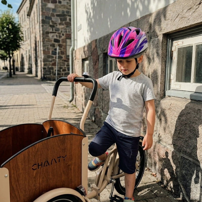 Kask dziecięcy CHANTY – Fioletowy