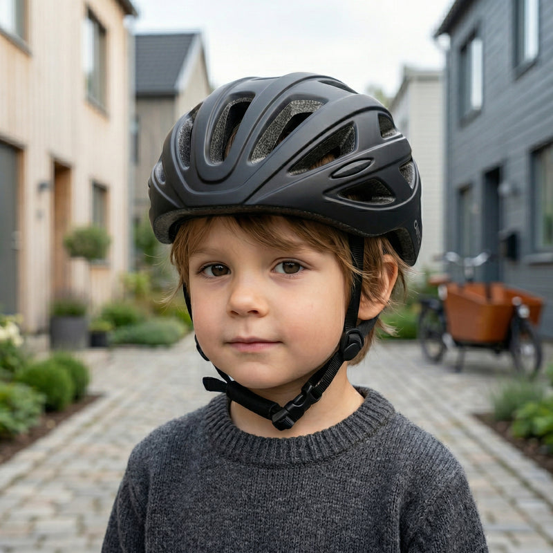 Kask Chanty 51-55 cm z oświetleniem