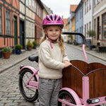Kask dziecięcy Chanty – Różowy z gwiazdkami