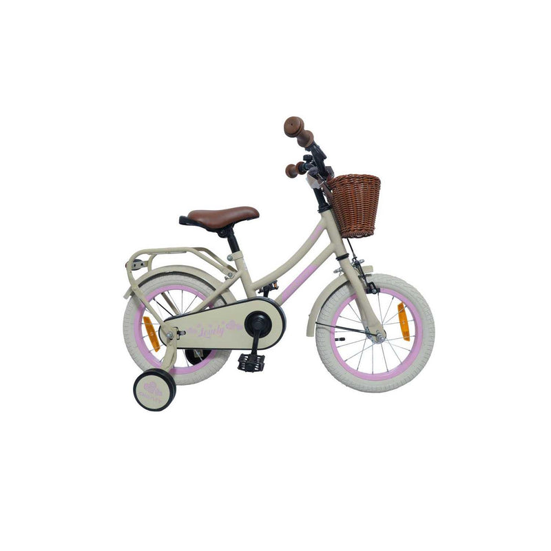 CHANTY Lovely 14" Beżowy rowerek dziewczęcy | 3-5 lat |