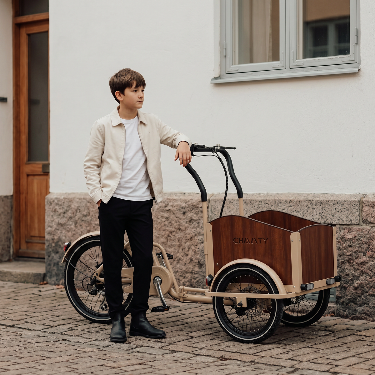 Chanty Cargo Teen - beżowy