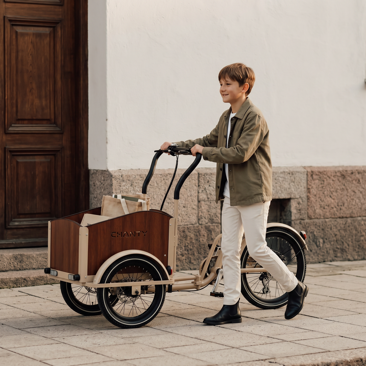 Chanty Cargo Teen - beżowy