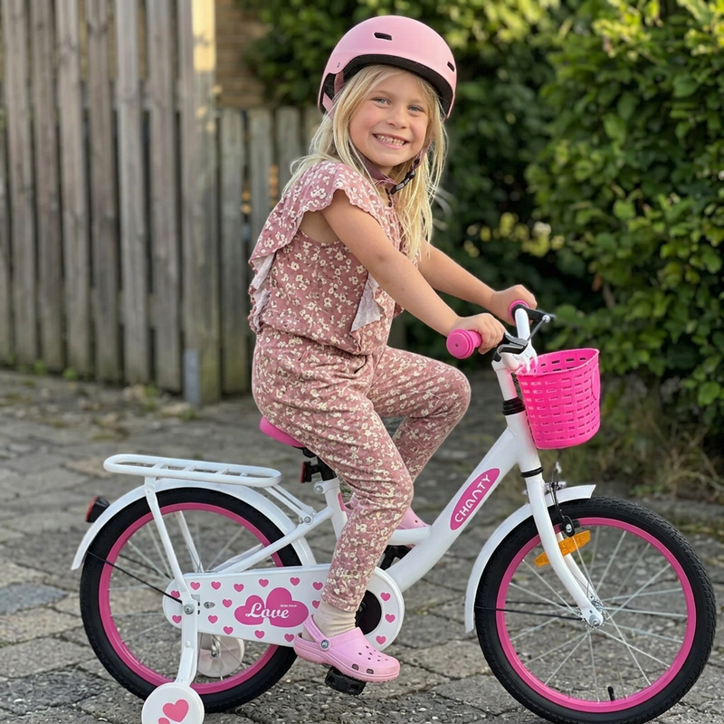 CHANTY Love 18" Różowy rowerek dziecięcy | Dziewczynki |
