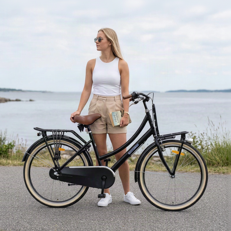 Rower dziecięcy Chanty – City – 26 czarny