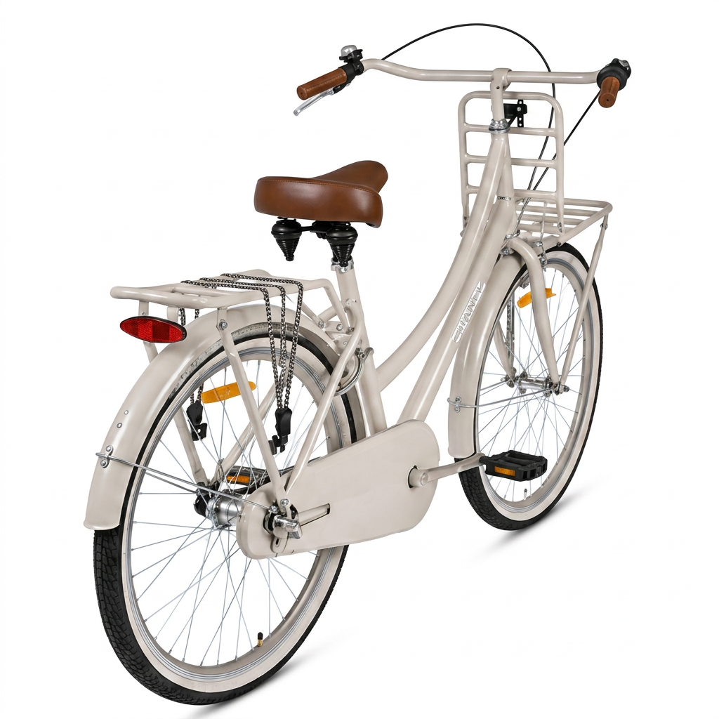 Rower dziecięcy Chanty – City – 26 piaskowy