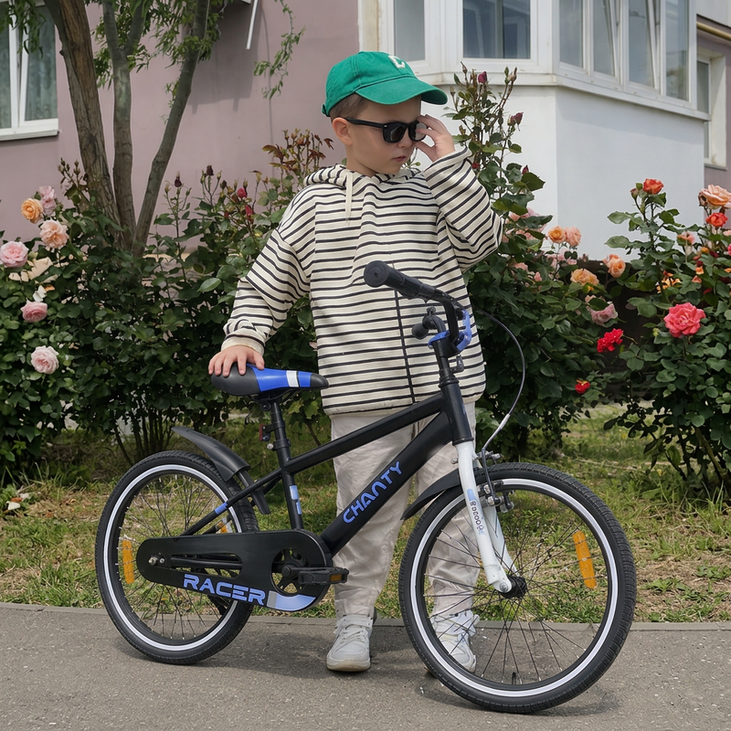 CHANTY Racer 20" Czarny rowerek chłopięcy | 5-9 lat |
