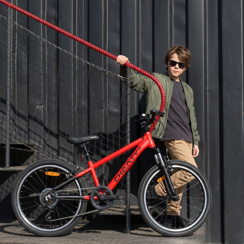 Chanty MTB 20" czerwono-czarny
