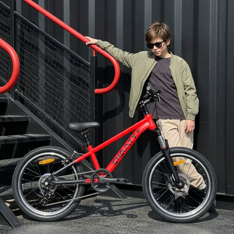 Chanty MTB 20" czerwono-czarny